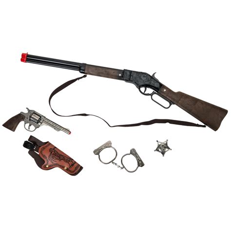 Wild West Cowboy Rifle And Pistol Playset Smyths Toys Uk