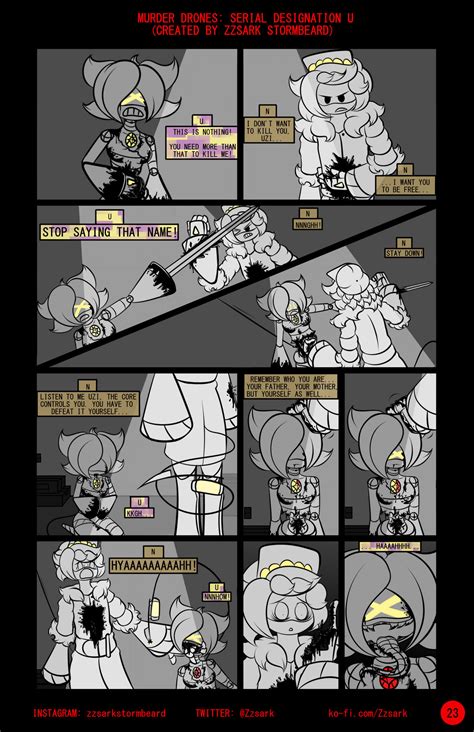 Murder Drones Serial Designation U Comic 23 by ZZSark on DeviantArt