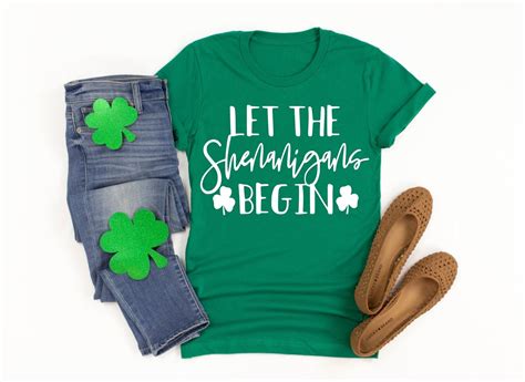 St Patricks Day We Like To Paddy Let The Shenanigans Begin Shirt