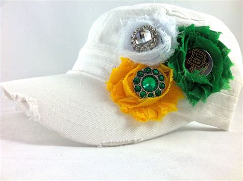 Ladies Baylor University Fan Hat By Brimmingwithjoy On Etsy With