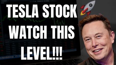 TESLA STOCK WATCH THIS LEVEL MUST WATCH TSLA SPY NVDA AAPL