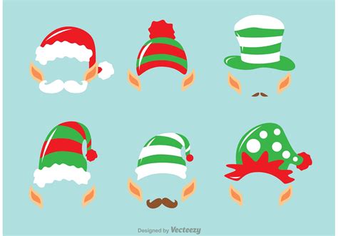 Costume Santa Elves Vector Pack - Download Free Vector Art, Stock Graphics & Images