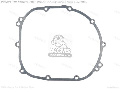 110611166 Gasket Clutch Cover Nas Kawasaki Buy The 11061 1166 At CMSNL