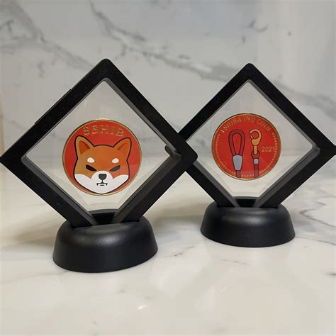 Shiba Inu Physical Coin Collectible Cryptocurrency Money Shib Souvenir