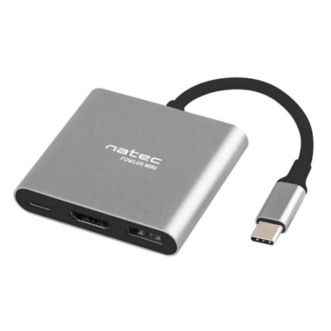 Natec Adaptador Multipuerto Usb Tipo C A Usb Y Hdmi K Nmp