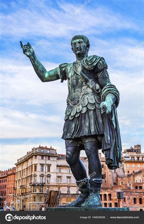 Augustus Caesar Statue Buildings Rome Italy — Stock Photo © billperry ...