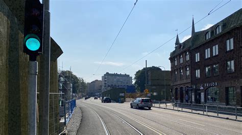 Körfält stängs på Södra Allégatan Trafiken nu Göteborg