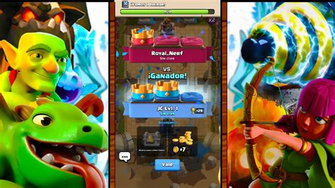 Subiendo A 800 Copas Con Cuenta Nivel 1 Clash Royale Youtube