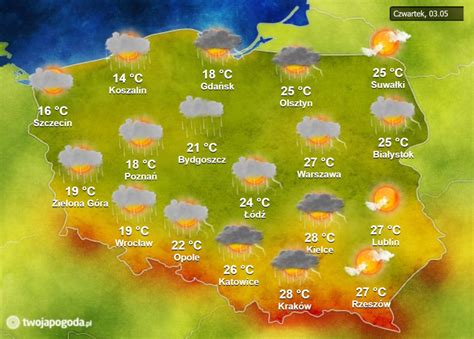 Prognoza 16 dniowa Jaka pogoda będzie w pierwszej połowie maja