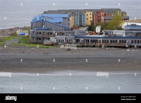 Lands End Resort, Homer Spit, Alaska, USA Stock Photo - Alamy