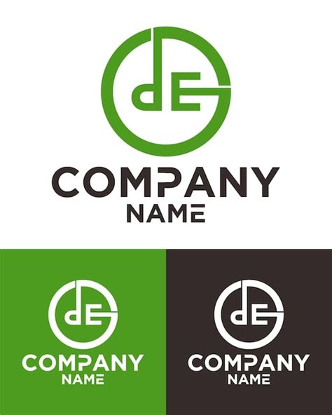 Premium Vector Initial Letter D E Logo Vector Design Template