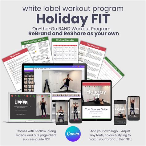 Holiday FIT White Label Workout Video Program | White Label Workouts