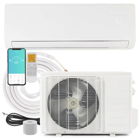 Buy Leadzm 9 000 BTU Wifi Enabled Mini Split AC Heating System With