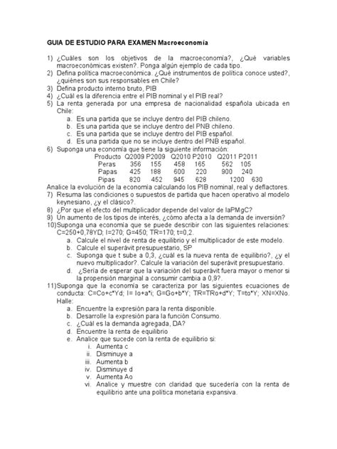 Pdf Guia De Estudio Examen Macroeconomia Dokumen Tips