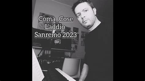 Coma Cose L Addio Sanremo 2023 Cover By Giaka YouTube