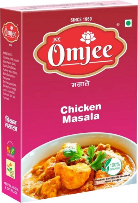 Jee Om Jee Chicken Masala Box 100gm Price In India Buy Jee Om Jee Chicken Masala Box 100gm