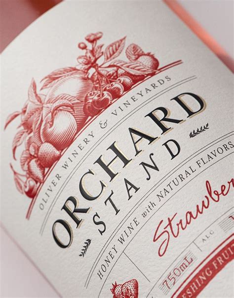 Cf Napa Brand Design Orchard Stand Cf Napa Wine Label Design