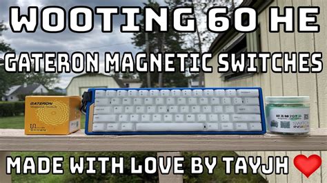 Wooting 60 He With Gateron Magnetic Jade Switches Installation And