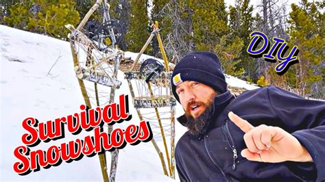 Homemade Survival Snow Shoes Youtube