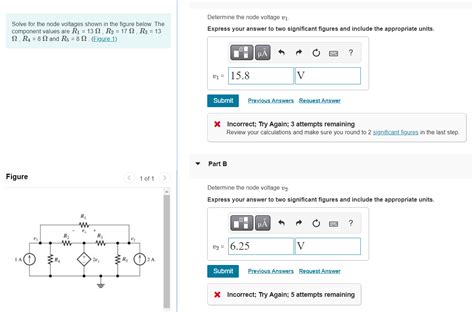 Solved Determine The Node Voltage V 1 Solve Fo