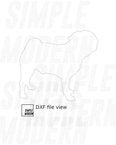 Pug SVG Dog Silhouette SVG Pug Clipart Vector Files Instant - Etsy