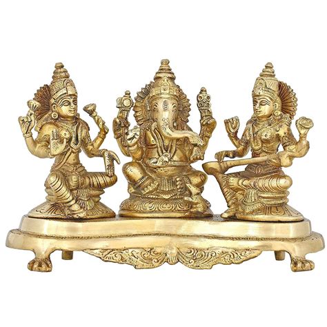 Buy Dattatreya Hindu God Ganesha And Goddesses Lakshmi And Saraswati