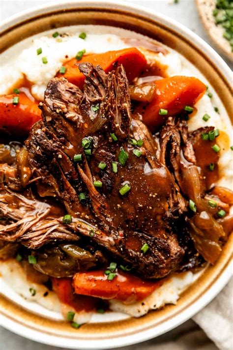 Meltingly Tender Red Wine Braised Beef One Pot