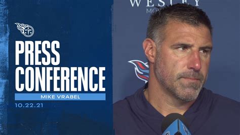 Titans Head Coach Mike Vrabel Press Conference