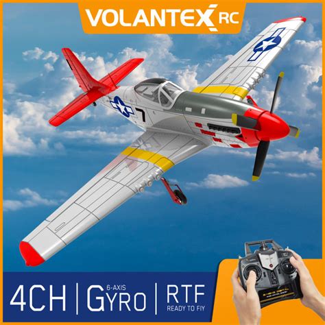 Volantex Rc Plane Ghz Mustang P D Mm Wingspan Fixed Wing Epo