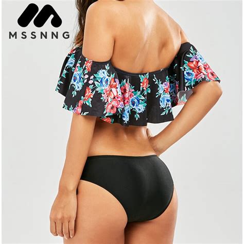 Mssnng 2018 Nuevos Conjuntos De Bikinis Para Mujer Trajes De Baño Con