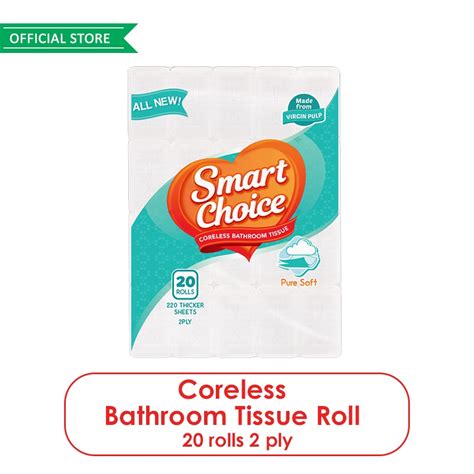 Smart Choice Coreless Bathroom Tissue 20 Rolls Shopee Philippines