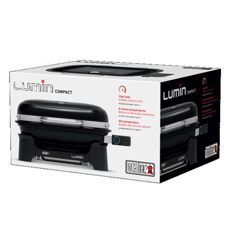 Weber Lumin Compact Black Saskatoon Barbecues More