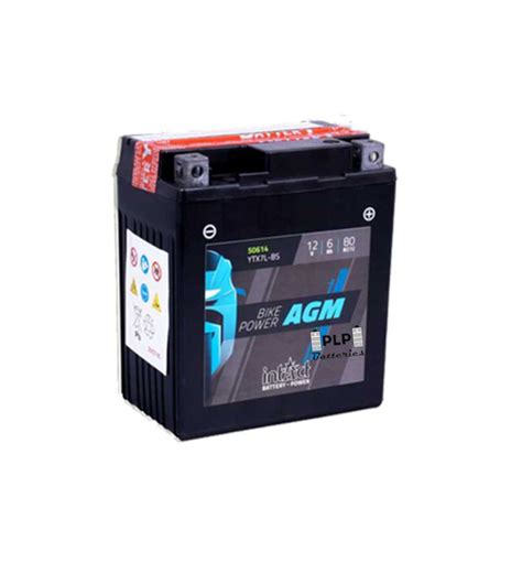 Batería 12v 6ah Agm Arranque De Moto Intact Ytx7l Bs