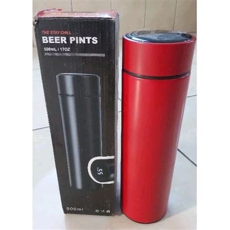 Jual SMART CUP Botol Termos Air Stainless LED Indikator Suhu Panas