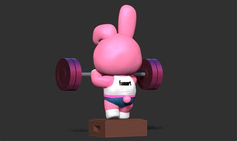 Cooky - BT21 Fanart free 3D model 3D printable | CGTrader