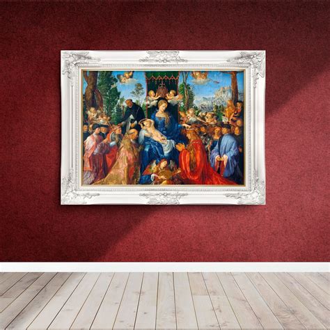 Albrecht D Rer Feast Of The Rosary Famous Paintings Vintage Art