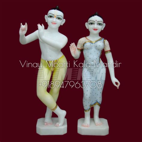 Eco Friendly Iskcon Radha Krishna Marble Moorti At Best Price In Jaipur