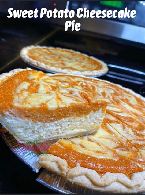 Delightful Sweet Potato Cheesecake Recipe Pie Sweet Potato