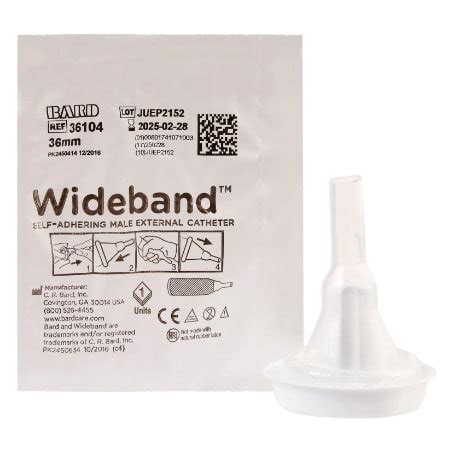 Bard WideBand Male External Catheters