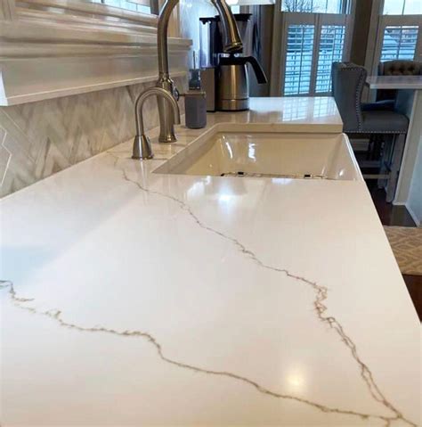 Calacatta Sienna Gold Quartz Countertops