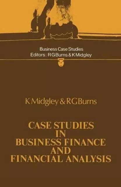 Tudes De Cas En Finance D Entreprise Et Analyse Financi Re Par K