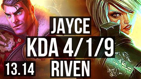 Jayce Vs Riven Top Games Kr Master Youtube