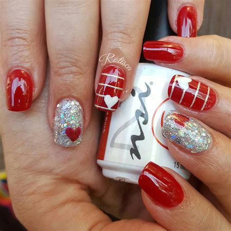 Gorgeous Valentines Day Nail Art So Simple Valentines Nails