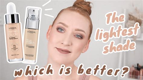 L Oreal True Match Nude Serum Foundation Review Demo Swatch