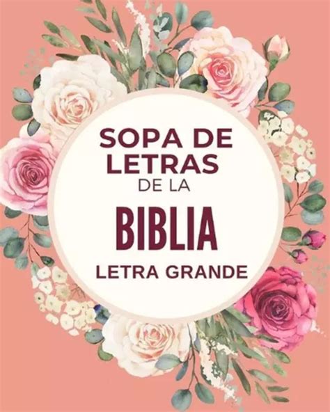 SOPA DE LETRAS De La Biblia Letra Grande By Lara Pink Spanish