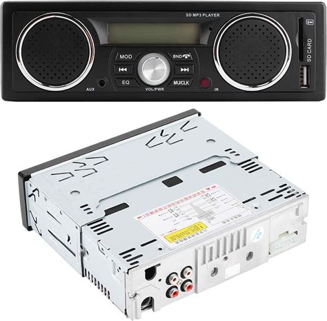 Tf Couleurs D Clairage Autoradio Din Bluetooth Radio Fm Prise En