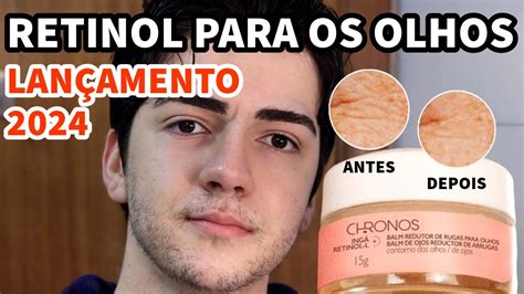 Retinol Natura Balm Redutor De Rugas Para Olhos Chronos Youtube