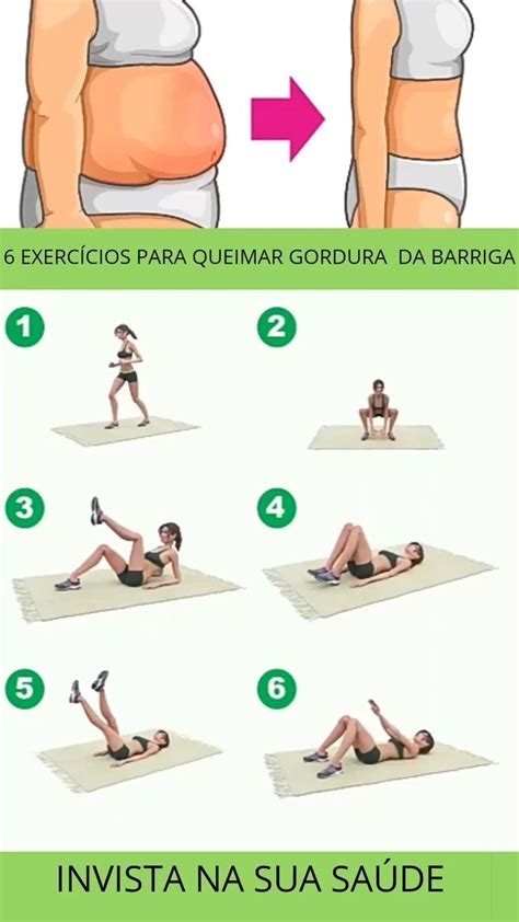 Exercícios para queimar gordura da barriga em casa ACESSE E ASSISTA