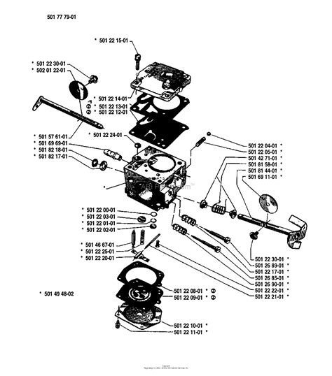 Husqvarna 266 1986 01 Parts Diagram For Carburetor