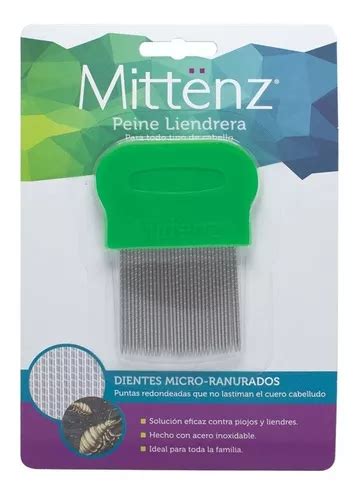 Mittenz Peine Met Lico Para Piojos Y Liendres Blister C Pz